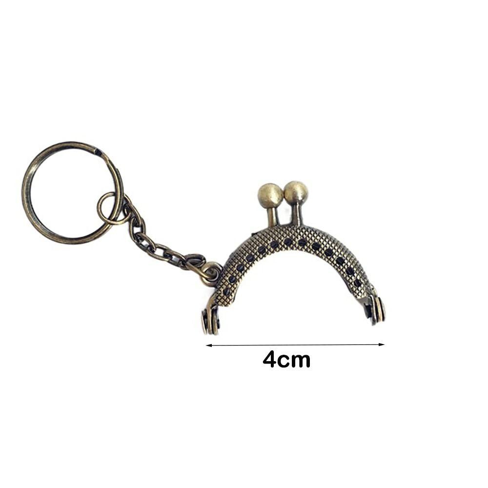 1pc Retro Purse Clasp Frame Bag Kiss Clasp Lock Metal Purse Frame for DIY Craft Purse Bag Making Accessories