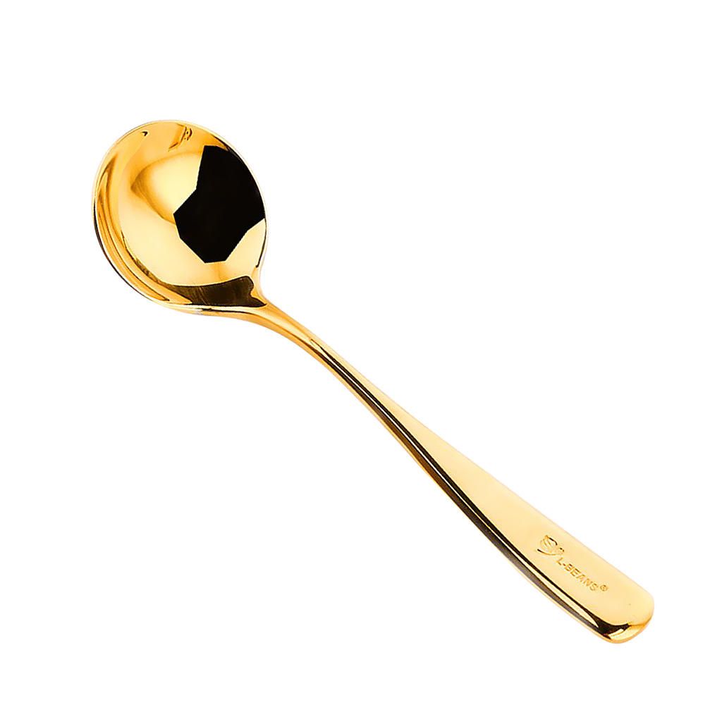 Stainless Steel Measuring Spoons Tea Coffee Measure Cooking Gold