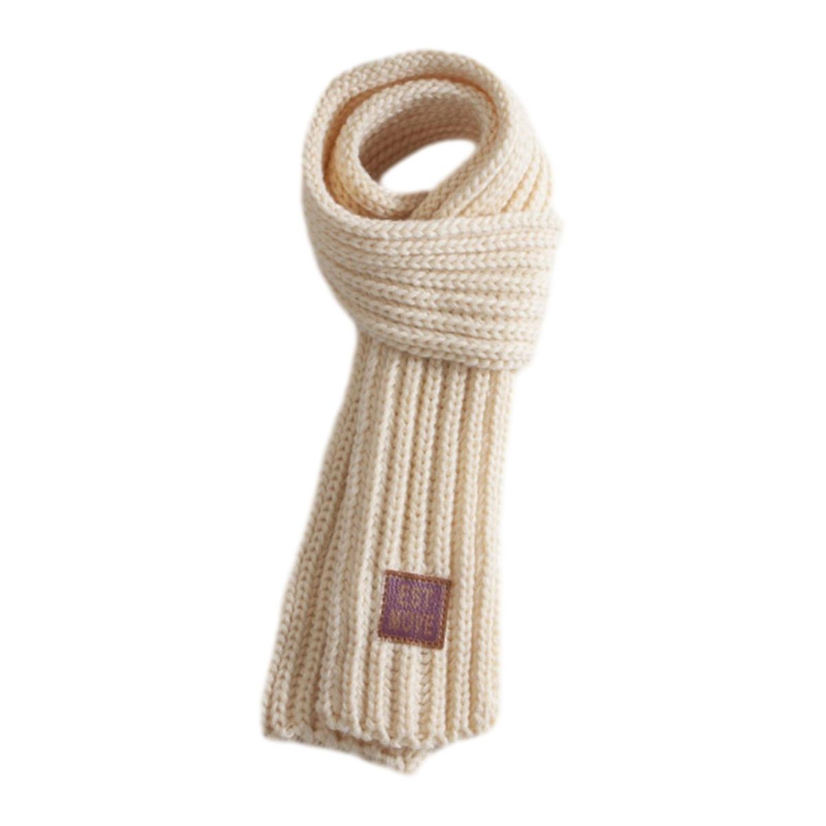 Baby Scarf Cozykidz Knitted Neck Wrap Soft Warm Winter for Babies Beige
