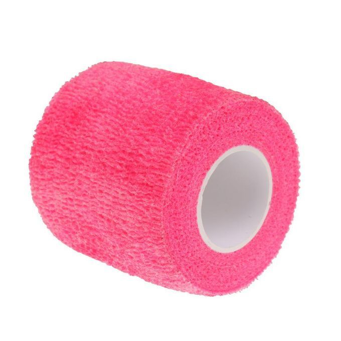5cm 4.5m  First   Flexible Elastic Self Stick Bandage Tape Pink