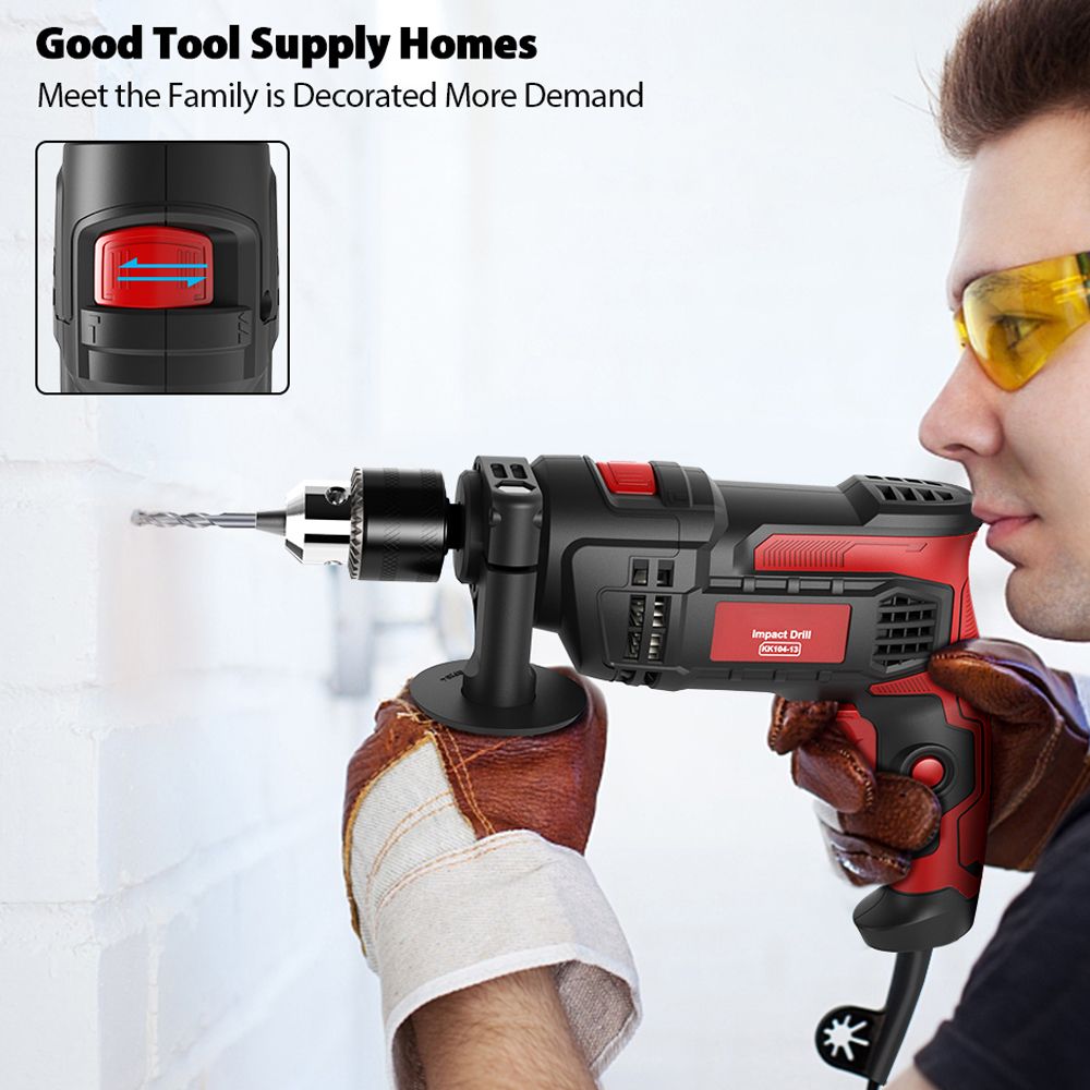 Hammer Drill Impact Drill 850W 3000 RPM Hand Electric Drill