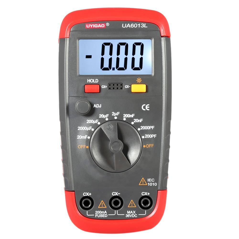 UYIGAO UA6013L High Precision Digital LCD Capacitor Capacitance Meter Tester