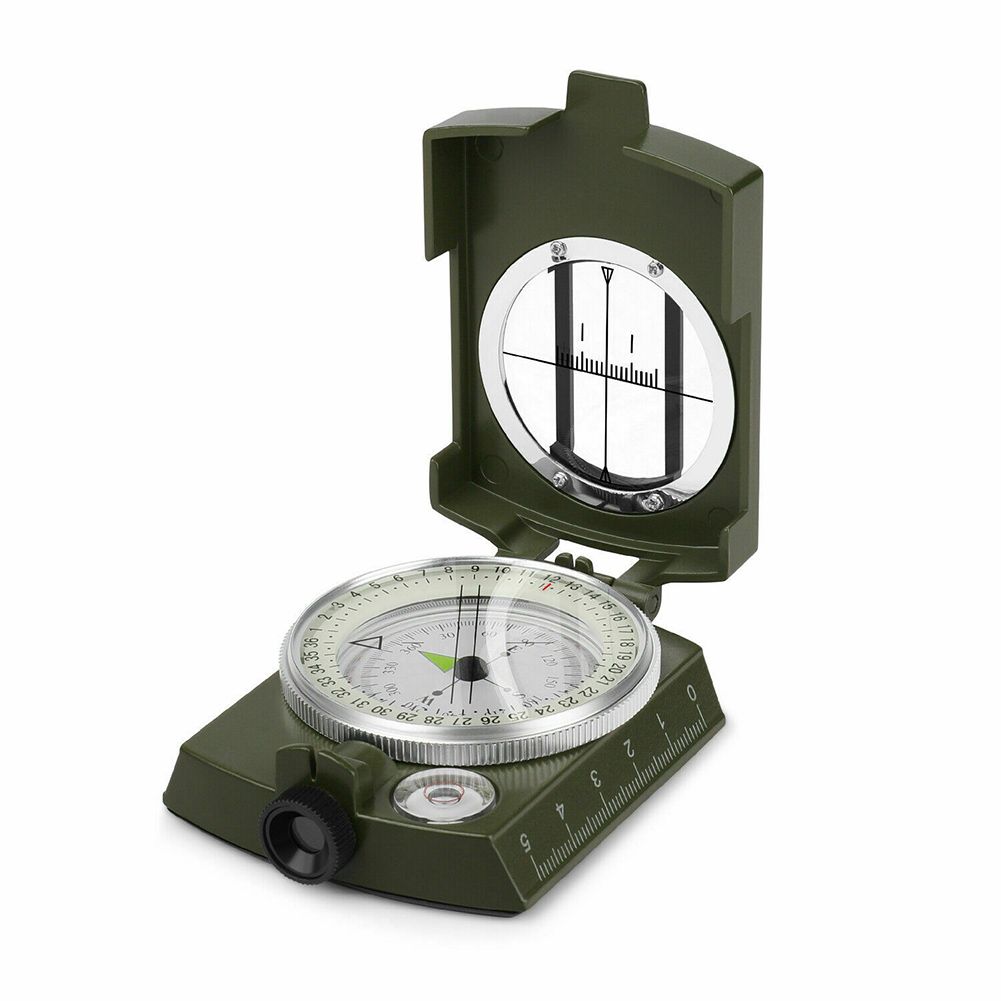 Professional Pocket Metal Sighting Compass Clinometer H7jp
