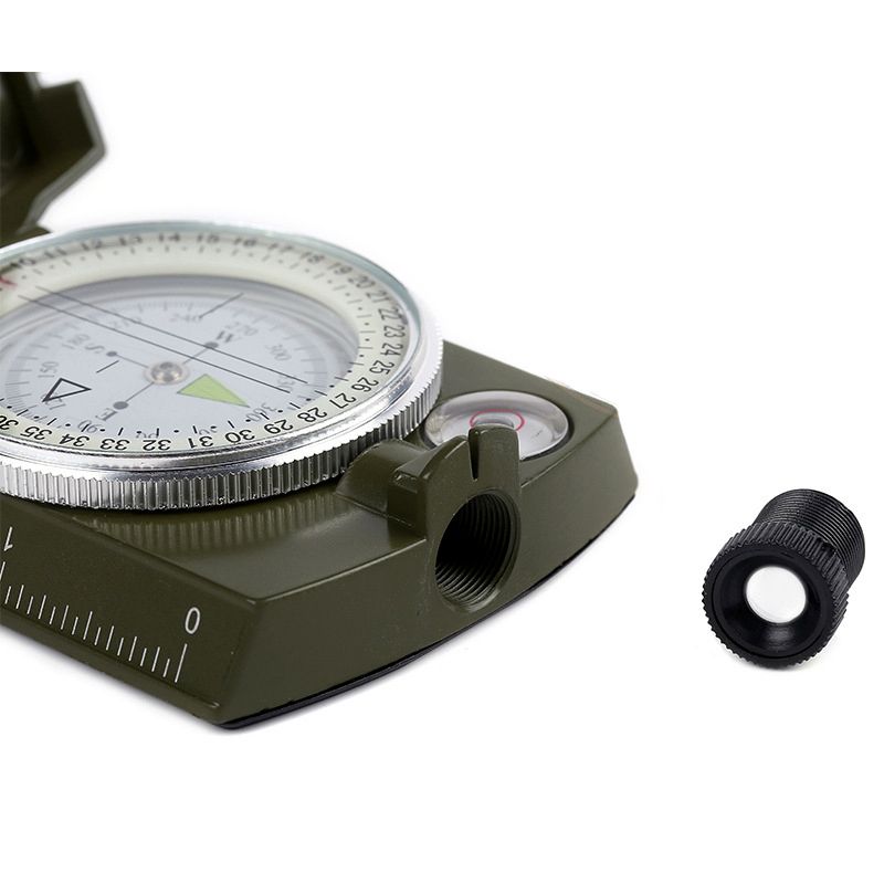 Professional Pocket Metal Sighting Compass Clinometer H7jp