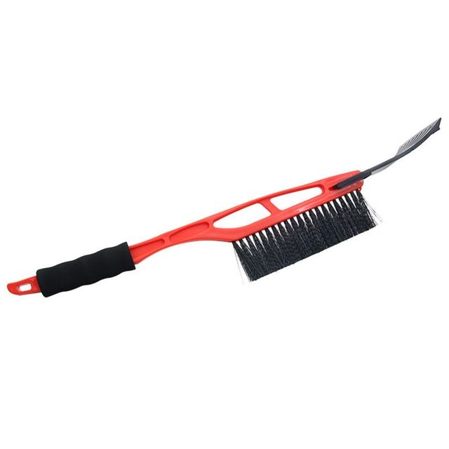 Multifunctional Car Windshield Snow Shovel Removal Brush Red