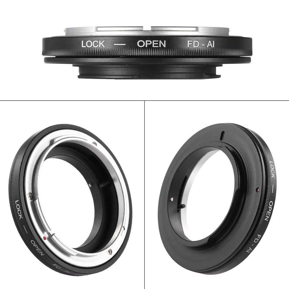 FD-AI Adapter Ring Lens Mount For Canon FD Lens To Fit For
