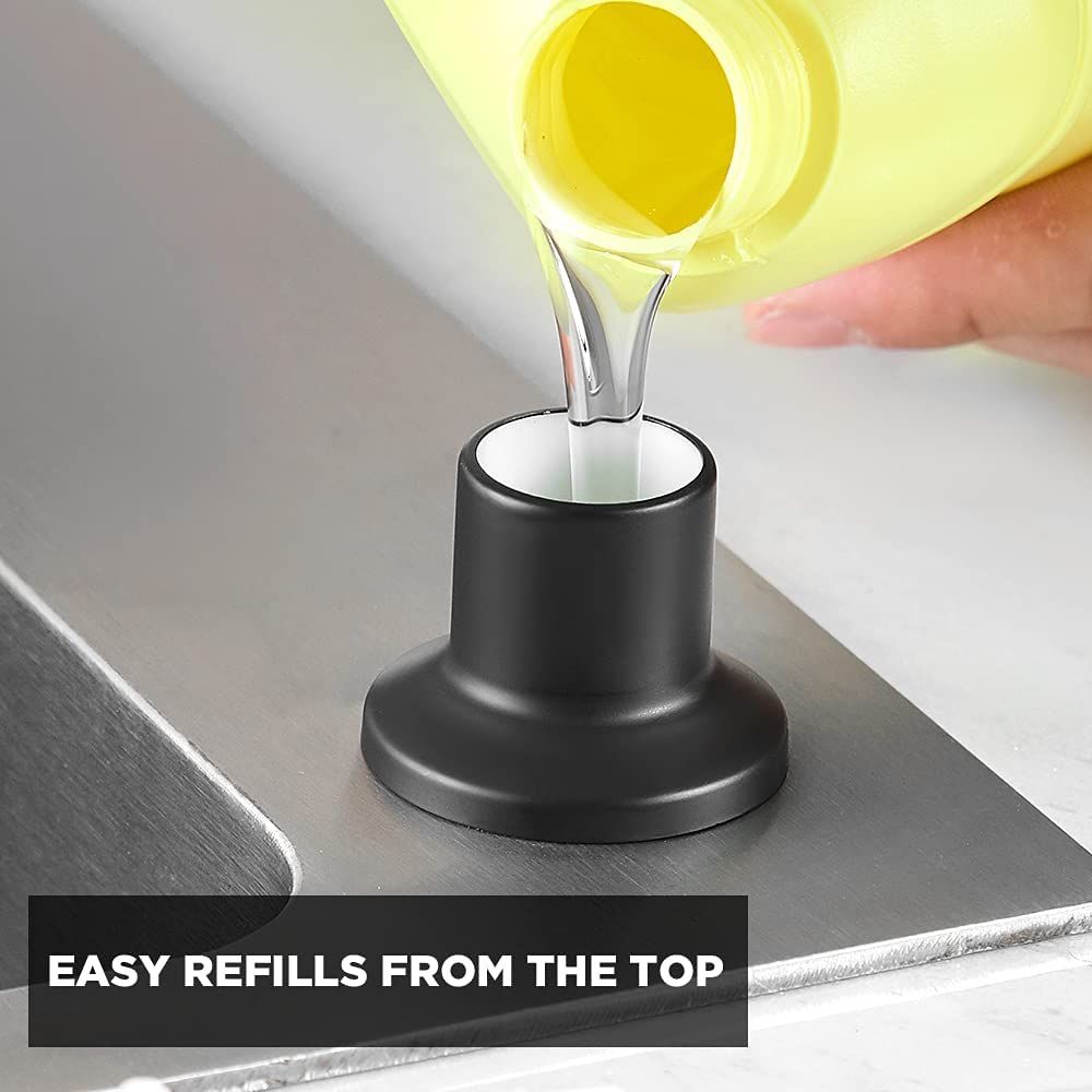 Built In Soap Dispenser For Kitchen Sink .SEE VIDEO BELOW