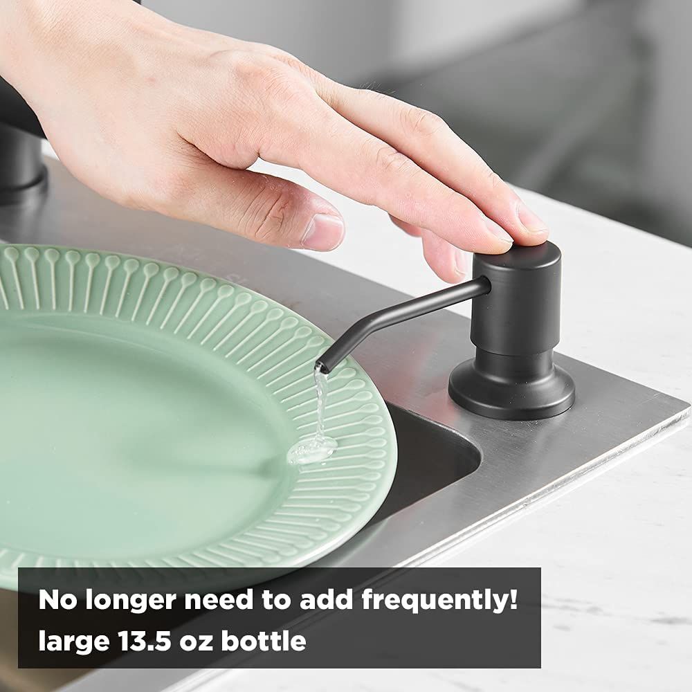 Built In Soap Dispenser For Kitchen Sink .SEE VIDEO BELOW