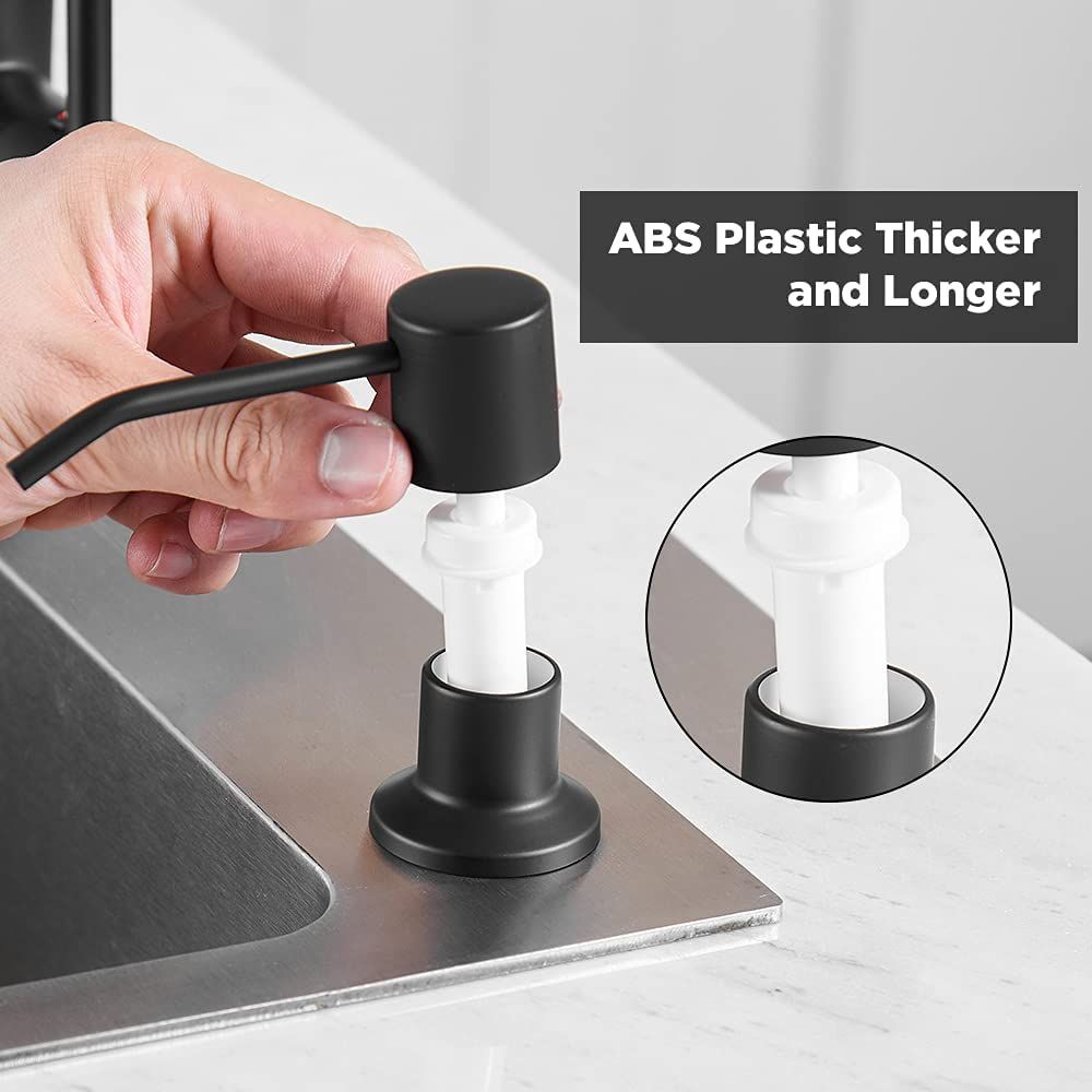Built In Soap Dispenser For Kitchen Sink .SEE VIDEO BELOW