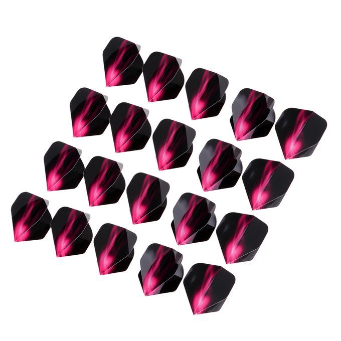 20 Pieces Standard Shape Dart Flights Tail Replacement Pink