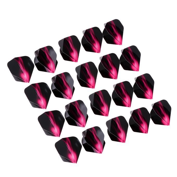 20 Pieces Standard Shape Dart Flights Tail Replacement Pink