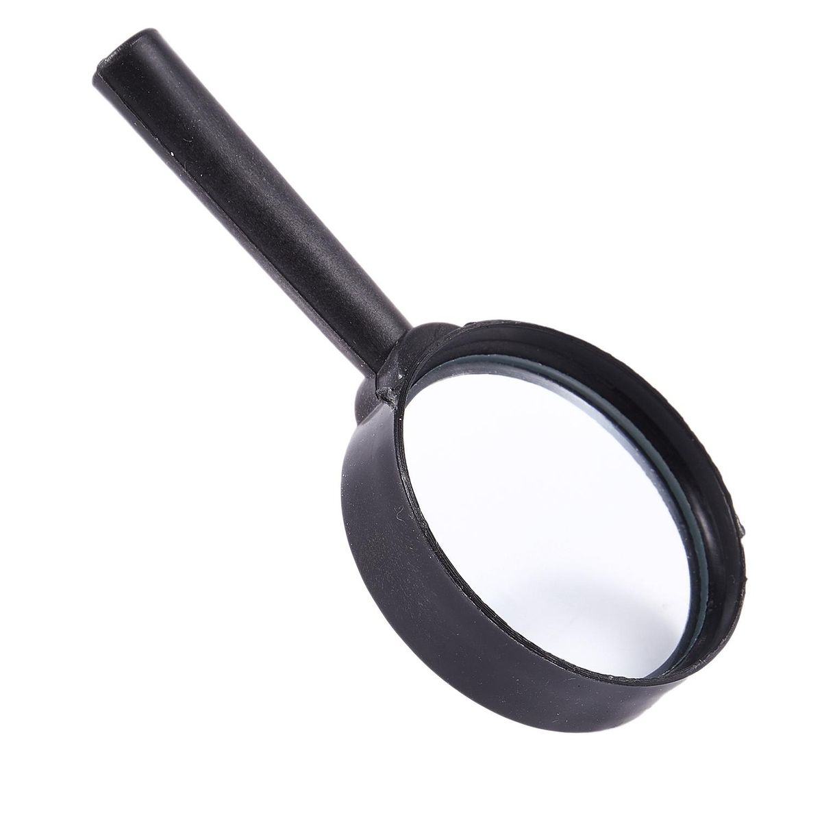 Handheld Black Plastic Frame 40mm Lens 3X Magnifier
