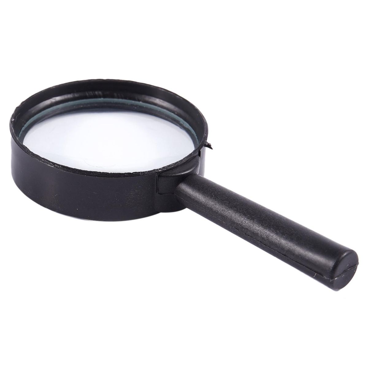 Handheld Black Plastic Frame 40mm Lens 3X Magnifier