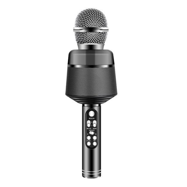 Karaoke Microphone for Kids, Wireless Bluetooth Karaoke Portable Mic Speaker Player Recorder for KTV Birthday Party