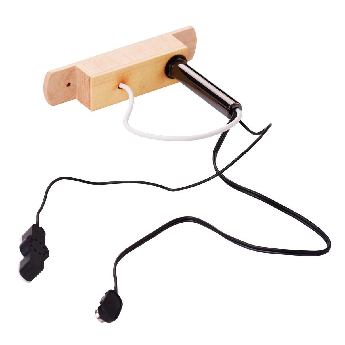 Cajon Drum Sound Hole Pickup Microphone Pick-up System for Box Drum with Tone Volume Control 6.35mm Output Jack