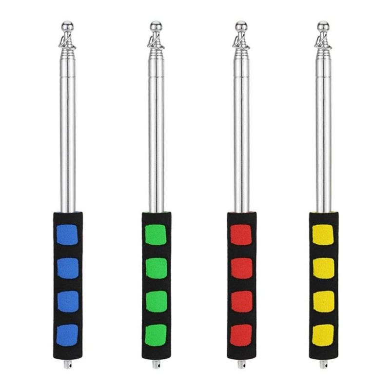 4Pcs Telescopic Pointer Stick Teacher Pointer for Classroom Retractable Pointer Whiteboard Pointer Flagpole