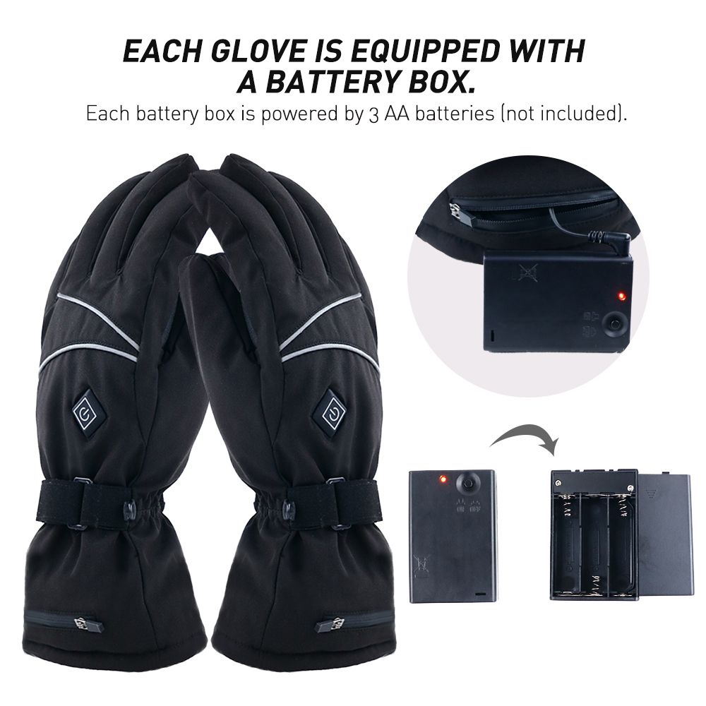 Electric Heated  For Men And Women Water-resistant Winter