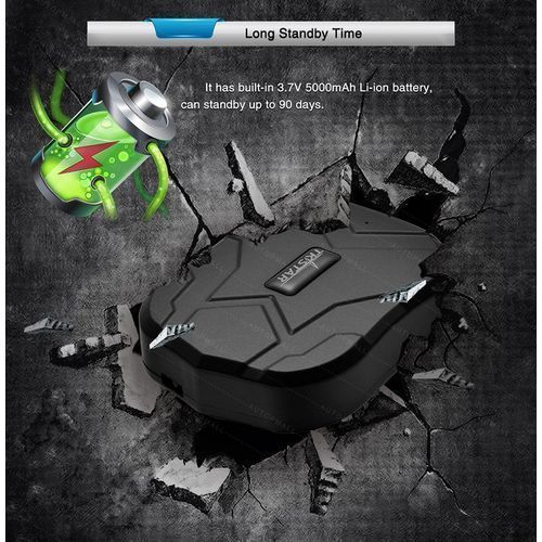 Wireless Magnetic Car Tracker; Water Proof; App Tracking