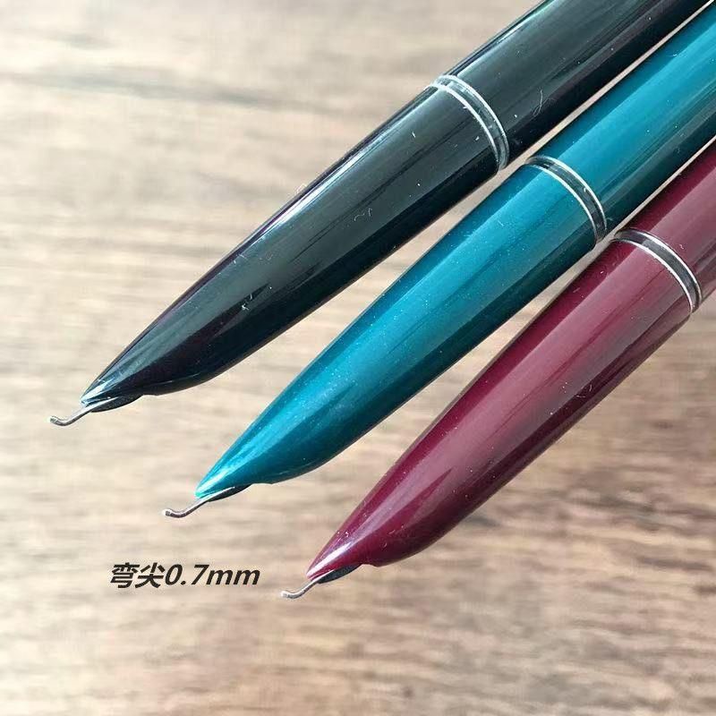 Pen Quick-Drying Smooth Writing Easy to Send Pen Tip Hero Old-Fashioned Curved Tip Student Elbow Hard-Tipped Pen Sketch Pen for Fine Arts