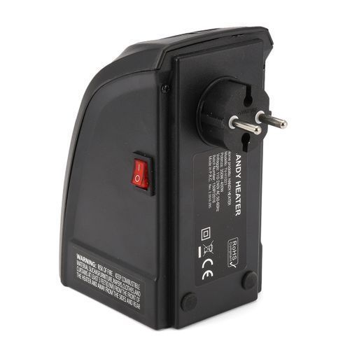 Handy Wall-Outlet Heater Electric Air Warmer Blower Fan