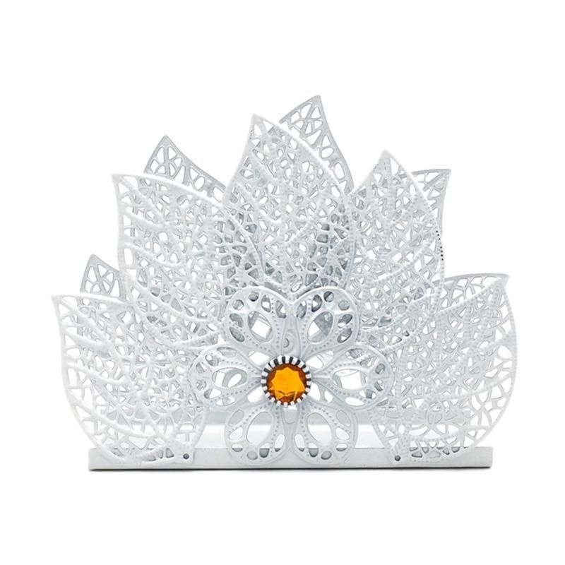 White Napkin Rack Tissue Napkin Holder for Wedding Paper Tow