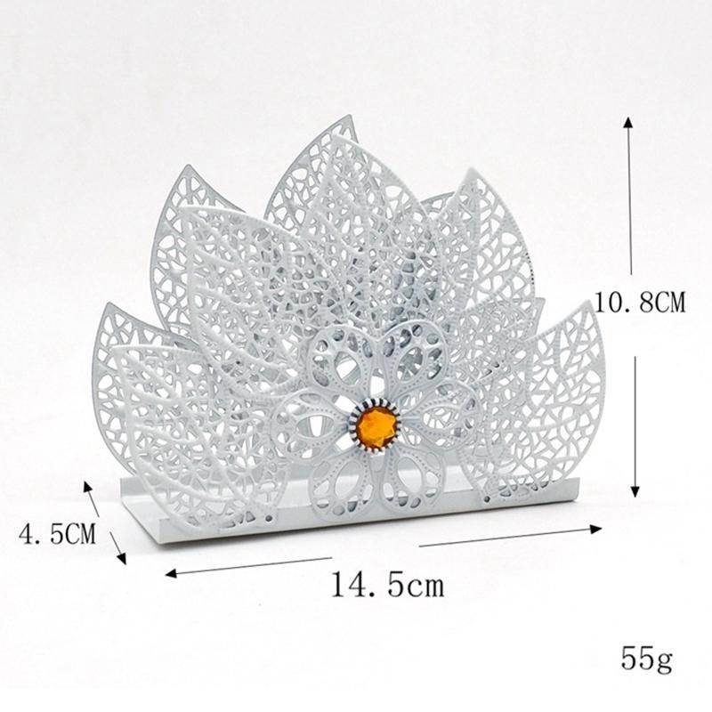 White Napkin Rack Tissue Napkin Holder for Wedding Paper Tow