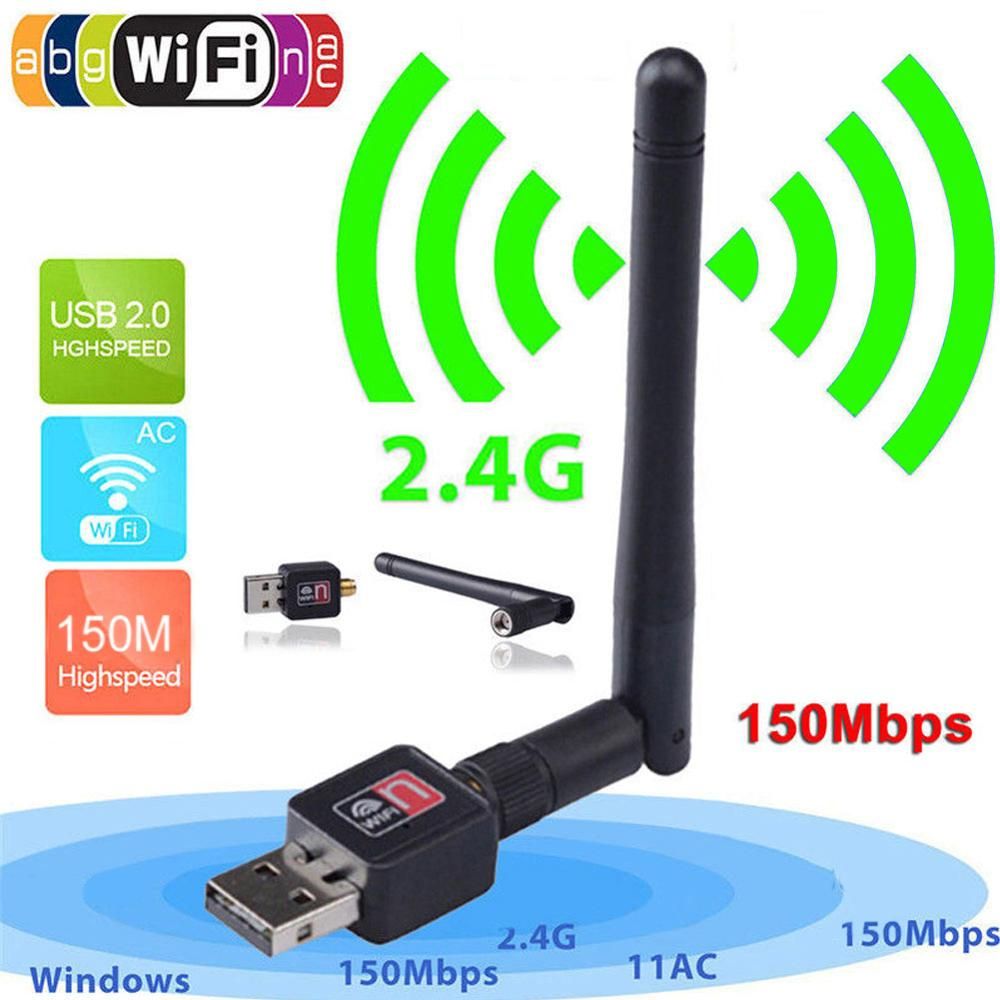Mini USB Wifi Adapter 150Mbps 2dB WiFi Dongle Wi-fi