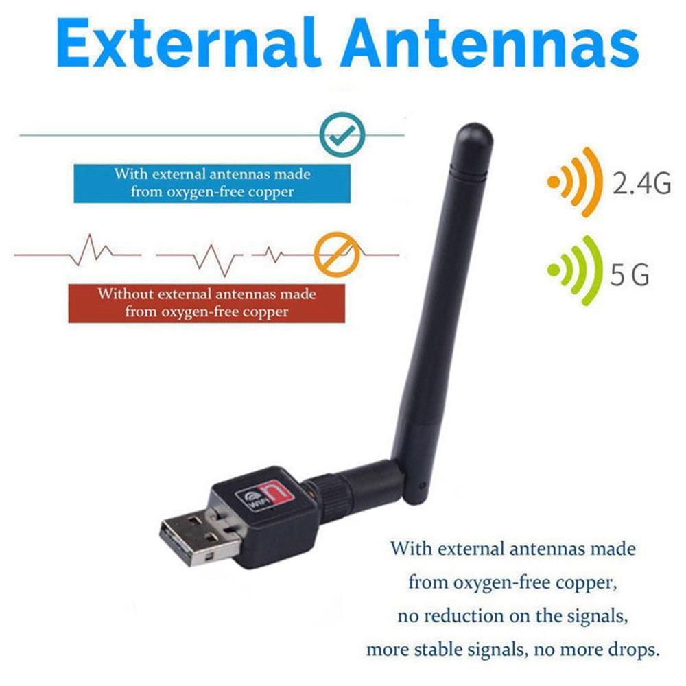Mini USB Wifi Adapter 150Mbps 2dB WiFi Dongle Wi-fi