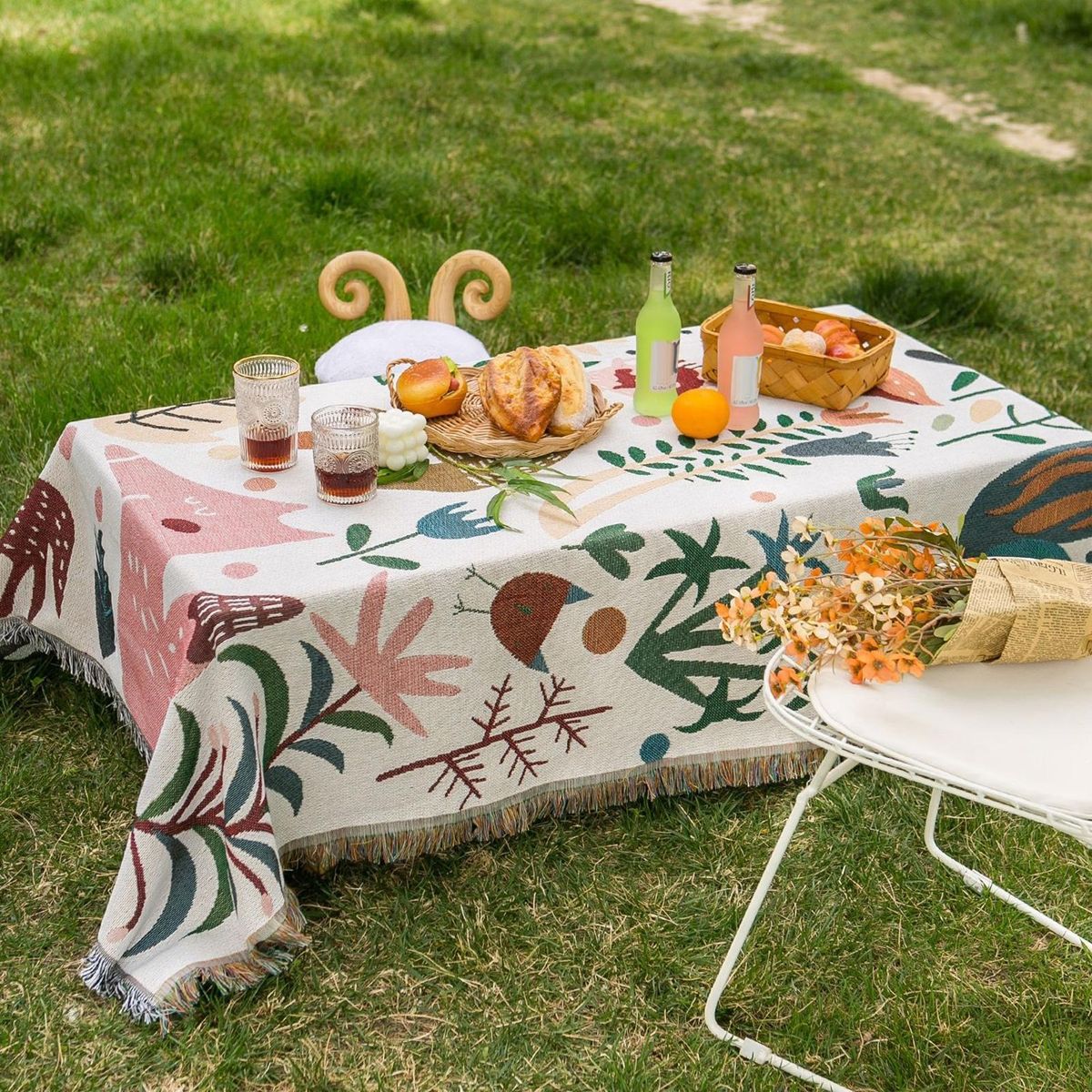 Camping Blanket European Style Camping Blanket Picnic Beach Mat A