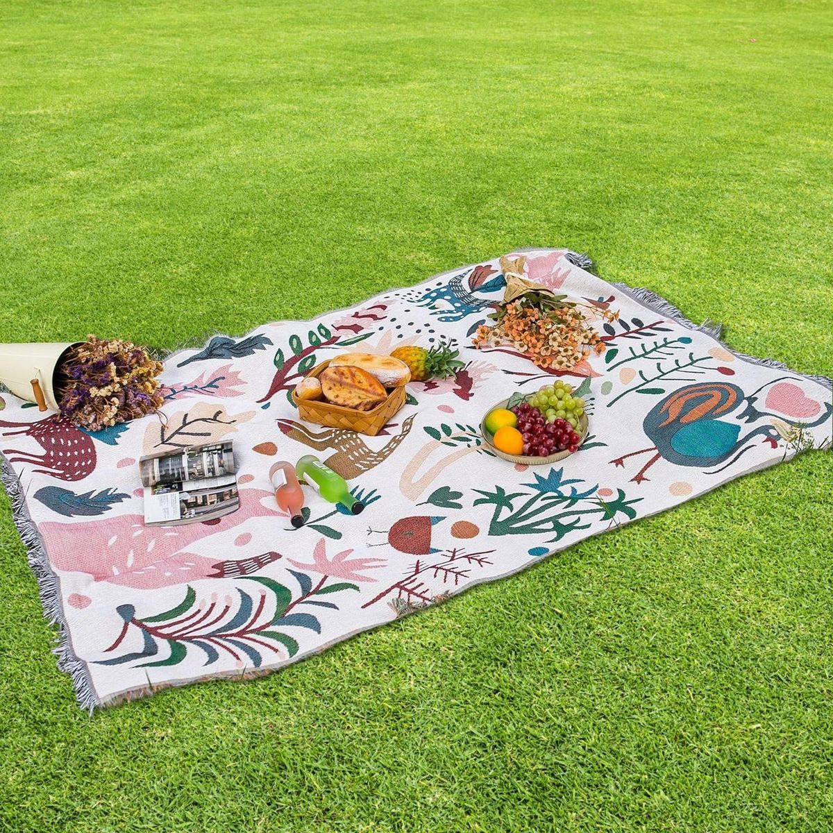 Camping Blanket European Style Camping Blanket Picnic Beach Mat A