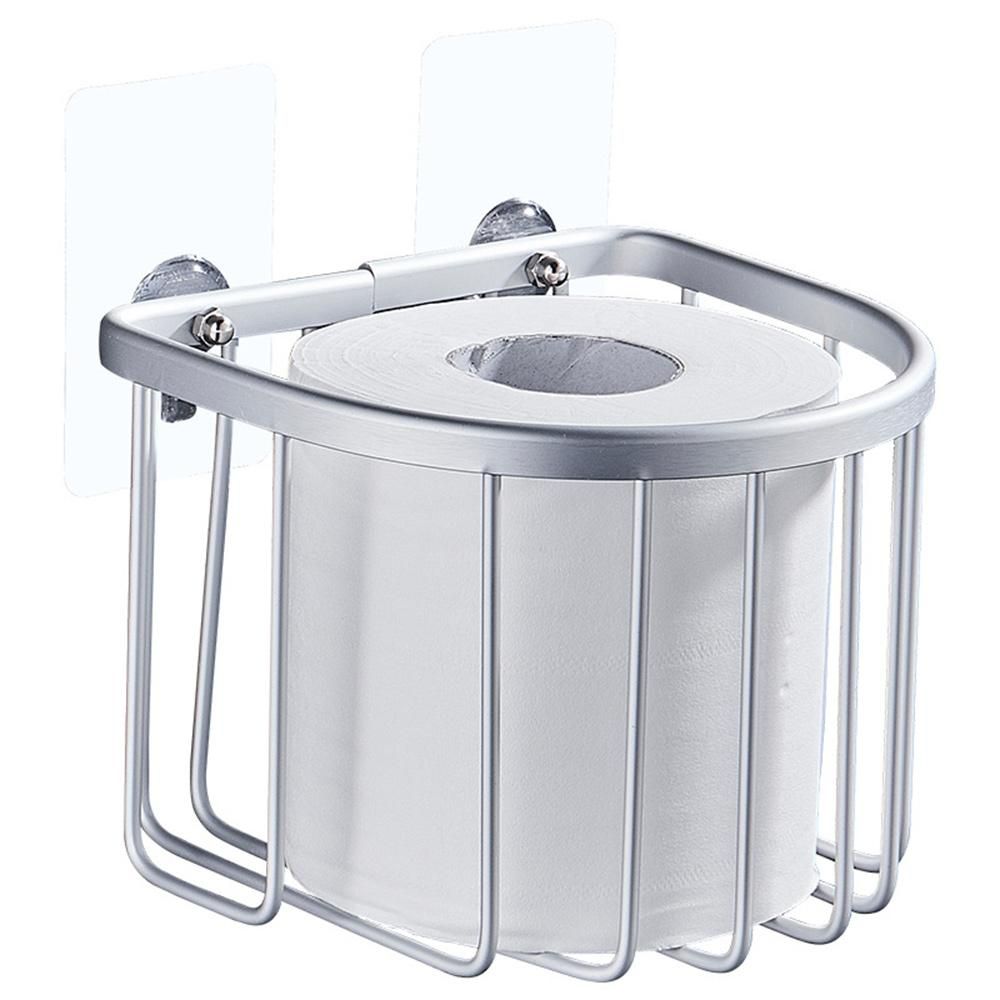 Toilet Tissue Box Perforated Paper Towel Basket Rack Wall