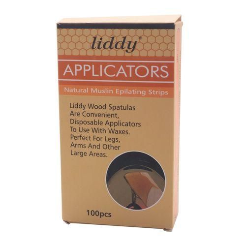 Liddy 100Pcs Depilatory Wood Waxing Stick Disposable Wax