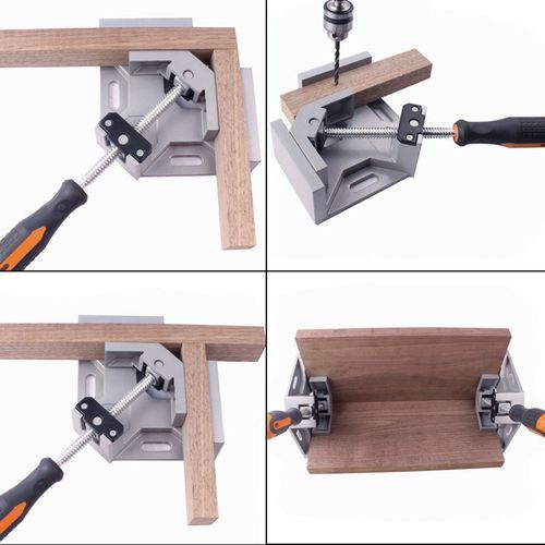Single Handle 90 Degree Right Angle Aluminum Alloy  Woodworking Frame