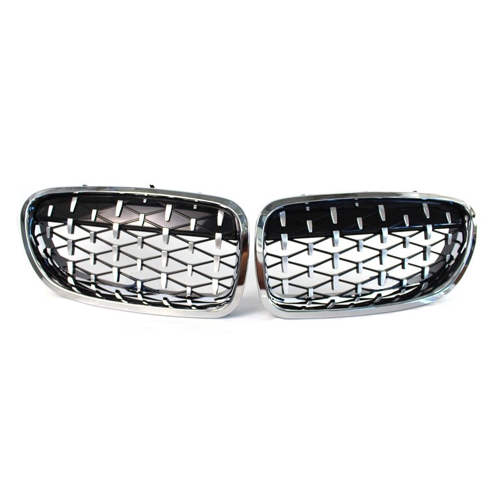 1 Pair Of Car Front Grille Front Kidney Grilles Replacement