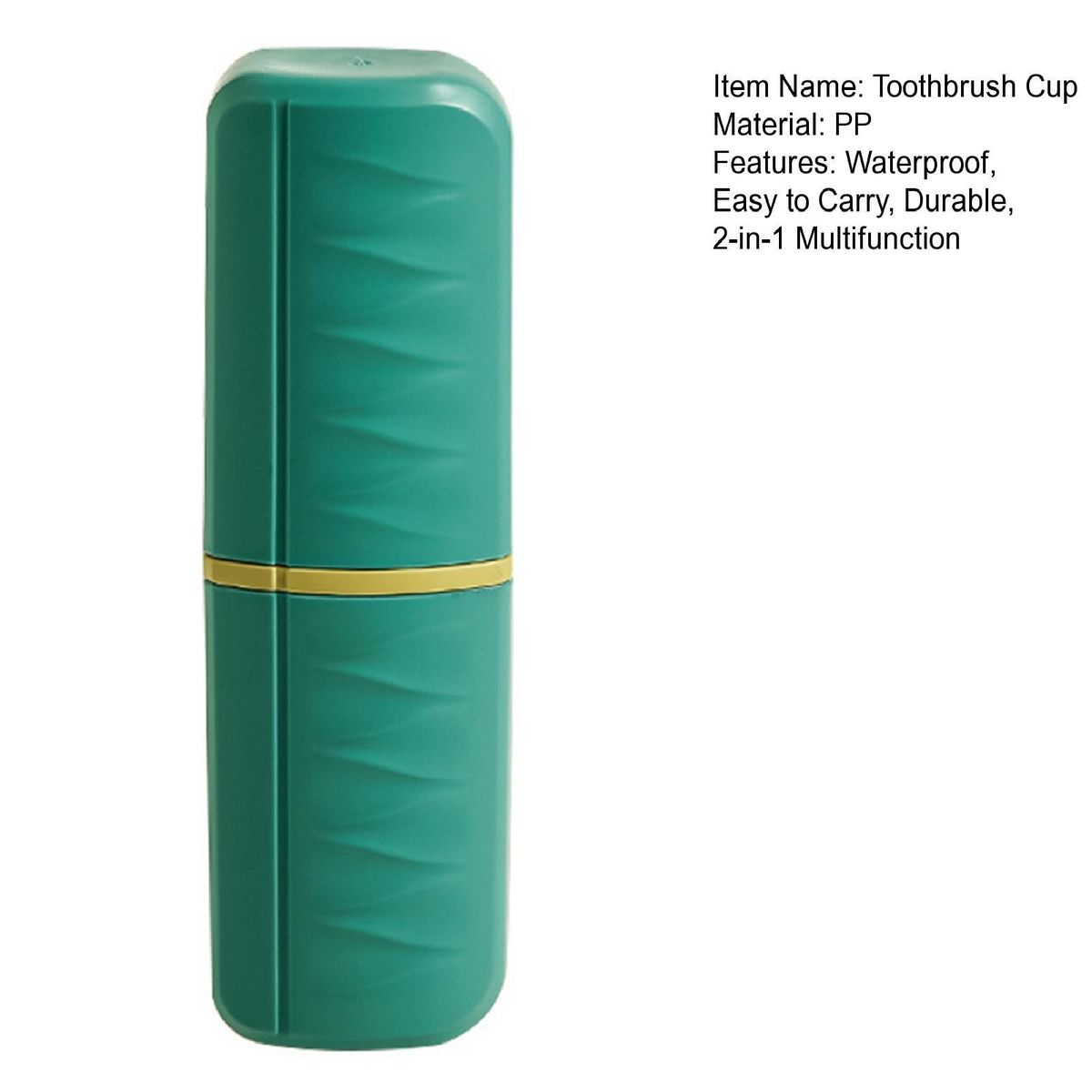 Travel Wash Cup Outdoor Camping Portable Tooth Brushing Mug Toothpaste Box Blue