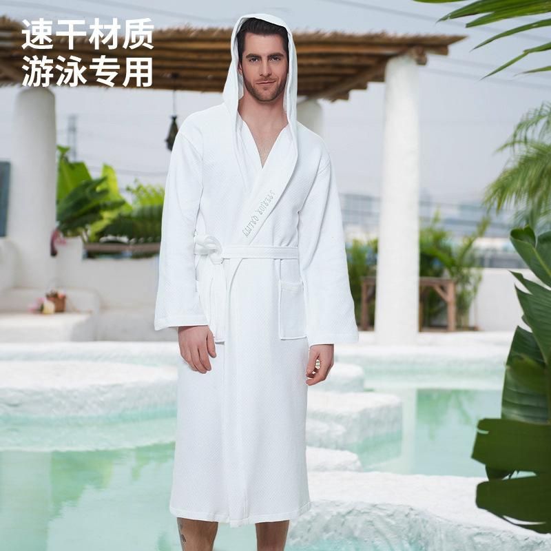 Quick-drying bathrobe for swimming Winter Swimming Men's and women's absorbent cloak wearable Bath Towel Hot Spring Sand