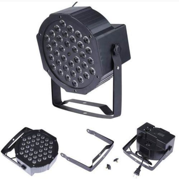 Led STAGE PAR LIGHT FLAT 6 COLORS 36×3 FULL COLOR