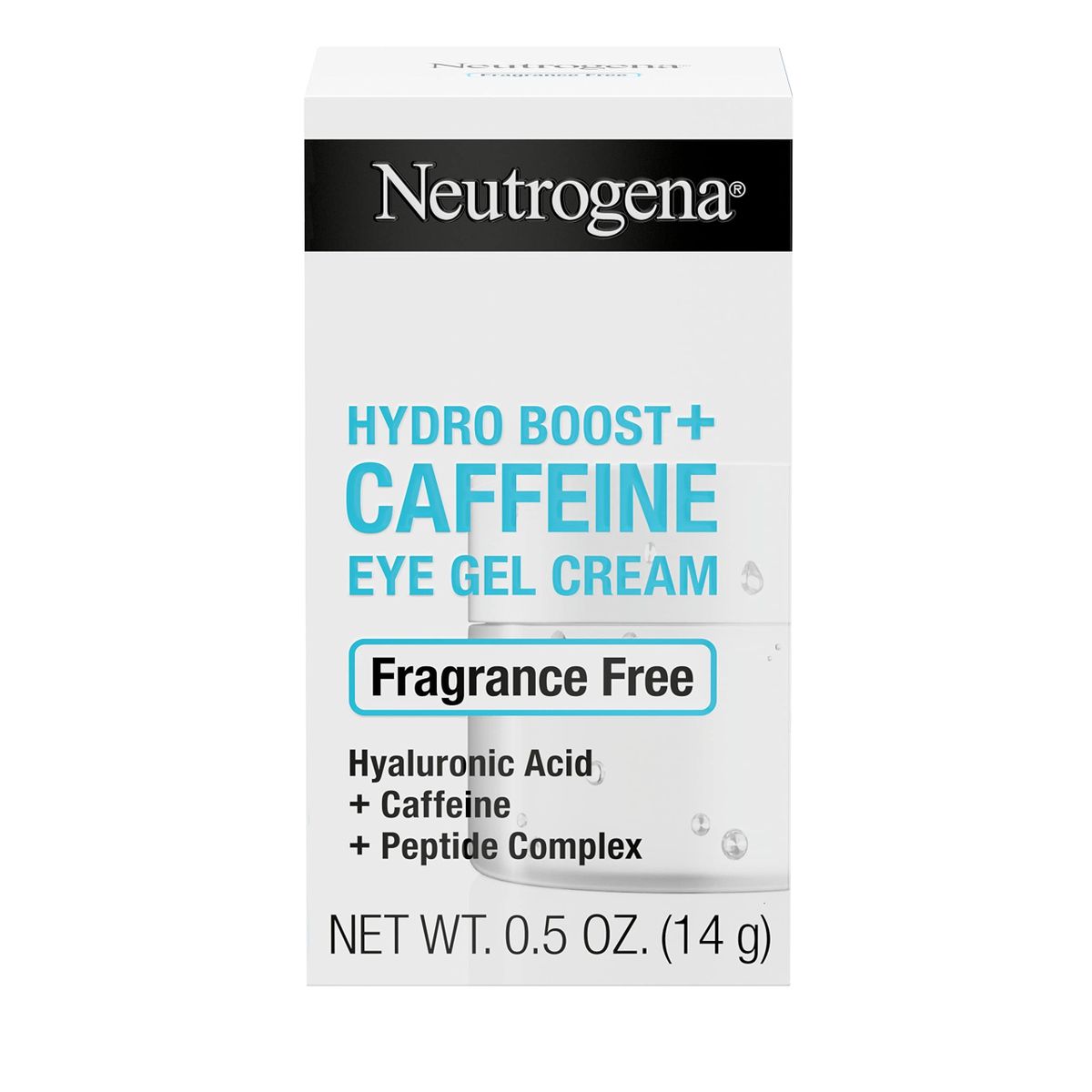 Hydro Boost+ Caffeine Eye Gel Cream, Fragrance Free
