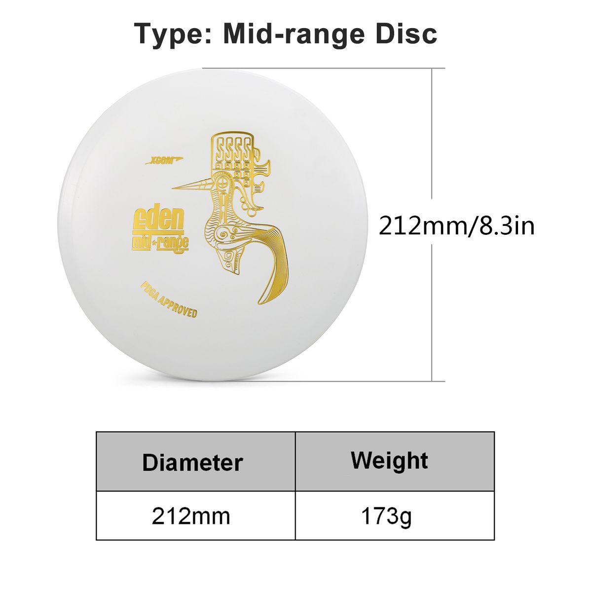 1 PCS Sport Disc Mid-Range Disc Flying Disc Game Throwing