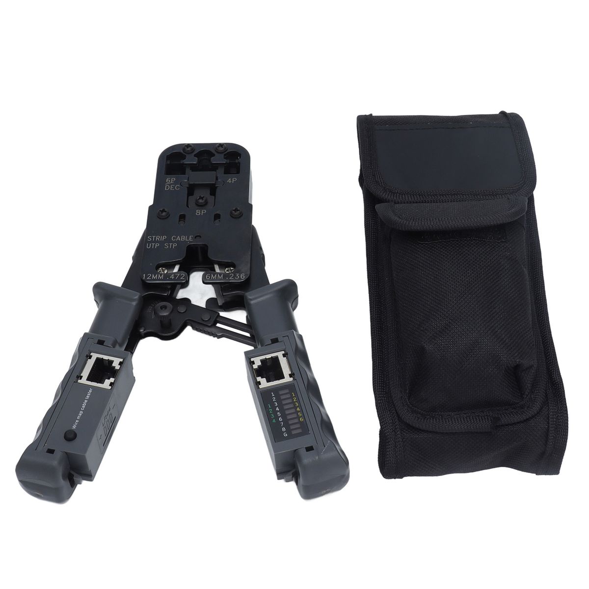 Crimping Pliers Ratchet Wire Cutter Cable Stripper