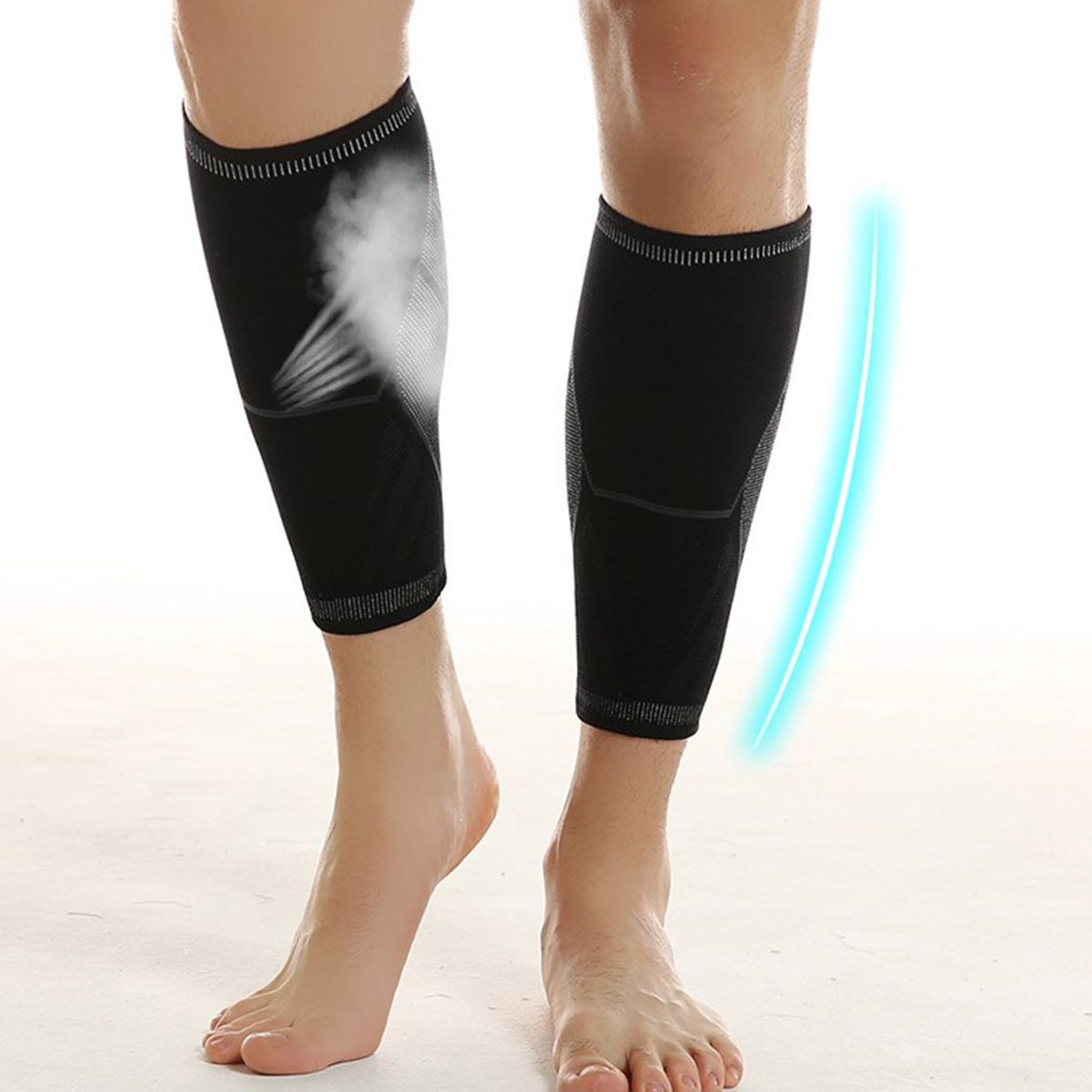 1Pc Shin Protector Running Athletics Compression Shin Sleeves