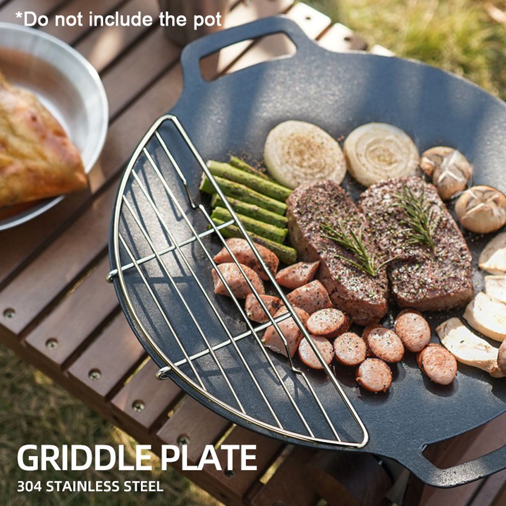 304 Stainless Steel Outdoor Camping Barbecue Grill Plate