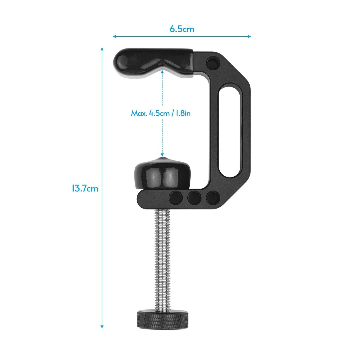 Universal C Clamp Heavy Duty Desktop Mount Clamp Tripod