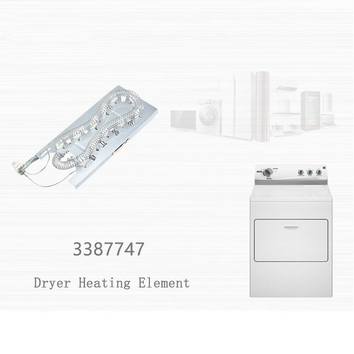 3387747 Dryer Heating Element Dryer Accessories Replacement
