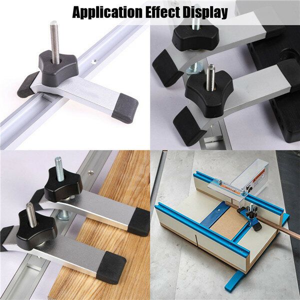 Quick Acting Hold Down Clamp T-Slot T-Track Clamp Set For