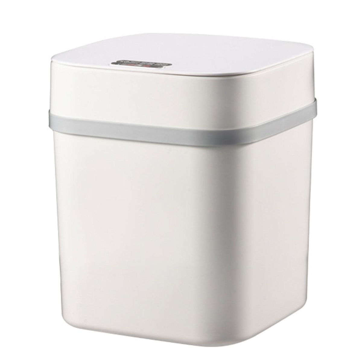 Induction Rubbish Bin Space-saving Smart Garbage Bin White