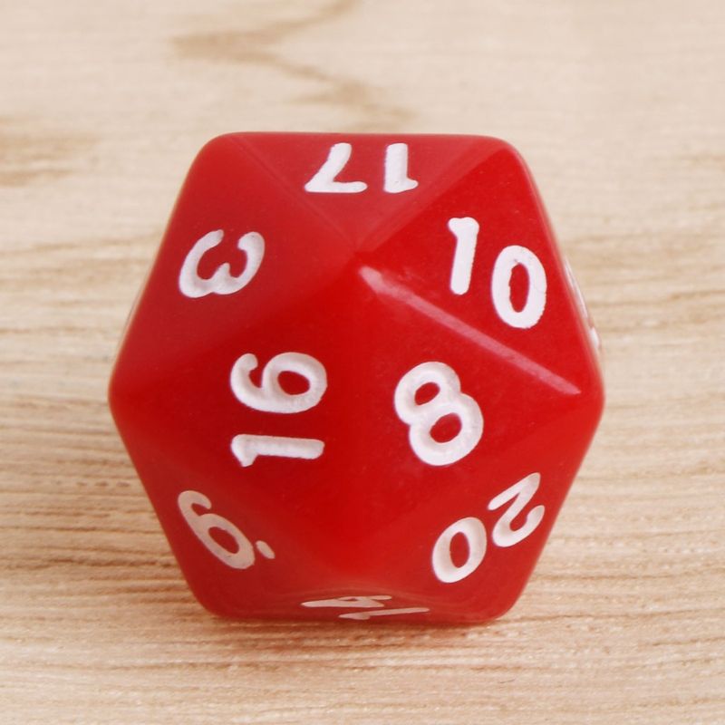 20pcs Multicolor Acrylic Cube Dice Beads Multiaspect Table
