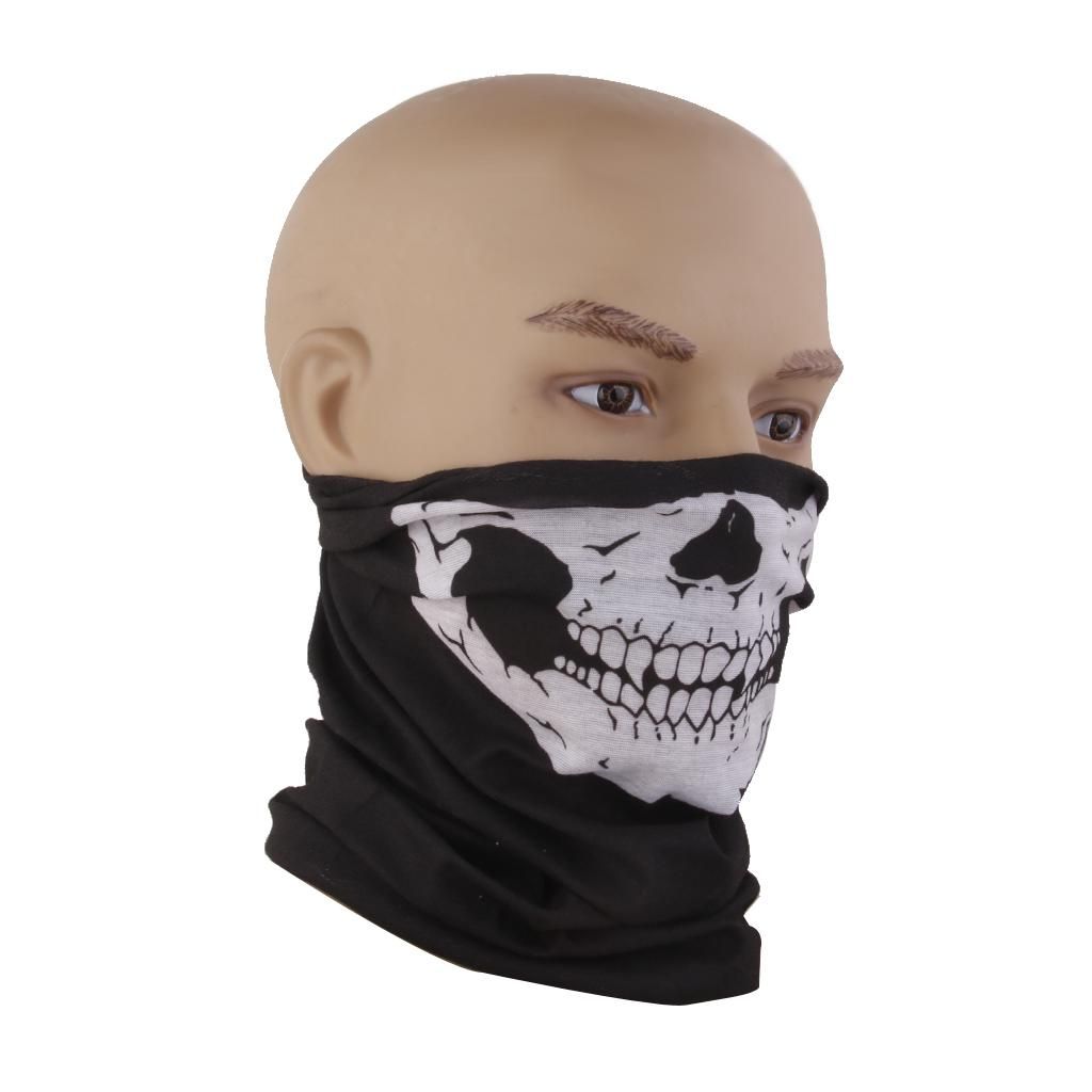 FULL FUNCTION SKULL SKELETON MOTORCYCLE SCARF FACE MASK BALACLAVA NECK