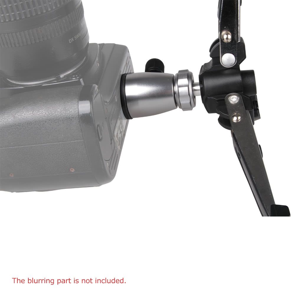 Portable 1/4" Screw 3 Legs 3 Feet Tripod Monopod Unipod Base