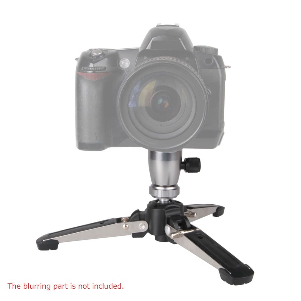 Portable 1/4" Screw 3 Legs 3 Feet Tripod Monopod Unipod Base